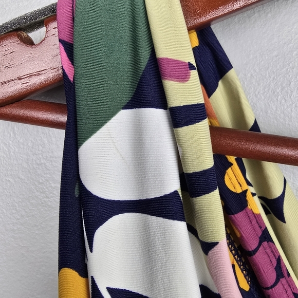 SEA ANGEL One Piece Floral Swim Suit Multicolored Navy Womens Size XL - Picture 15 of 15